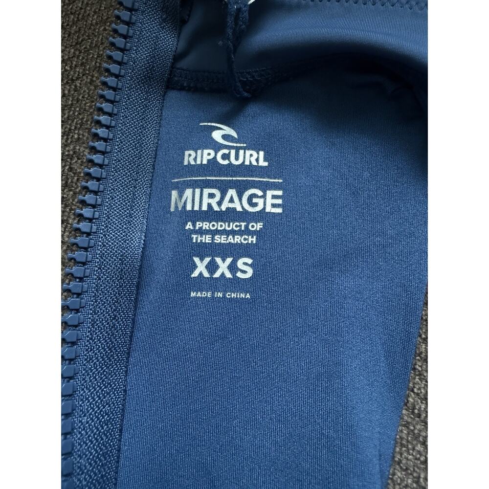 Rip Curl Mirage Ultimate Good Coverage OnePiece Surfsuit Swimsuit Vtg Blue XXS - Picture 8 of 11